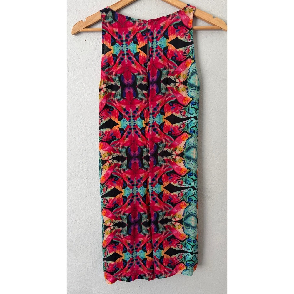 Vastra Kuteer Women Multi Color Kaleidoscopic Print Romper Small Boho Festival - Picture 3 of 7